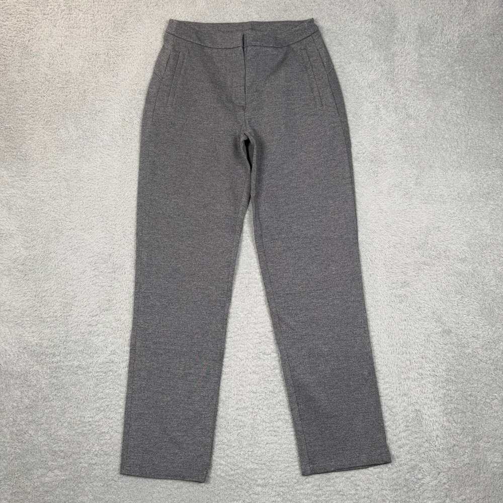 Lululemon City Sleek 5 Pocket Wide Leg Pant Heathered Grey Size 4 Workwear EUC